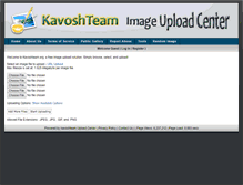 Tablet Screenshot of kavoshteam.org